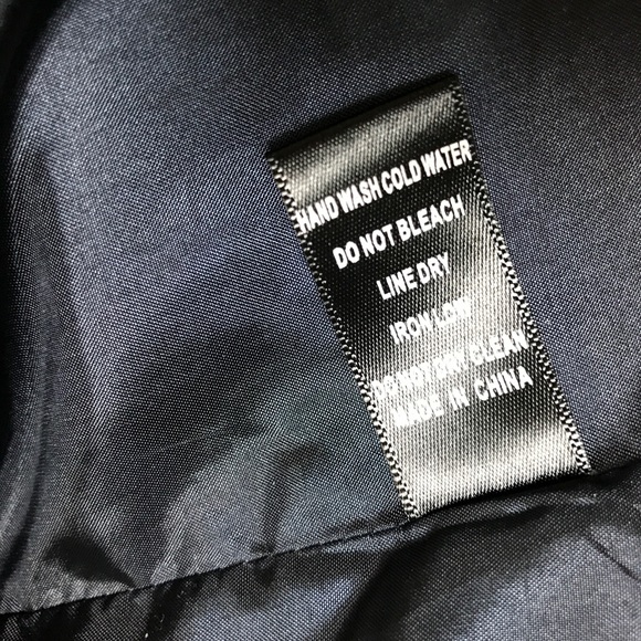 OneTheLand Lace Appliqué Midnight Blue Blazer - Picture 5 of 8